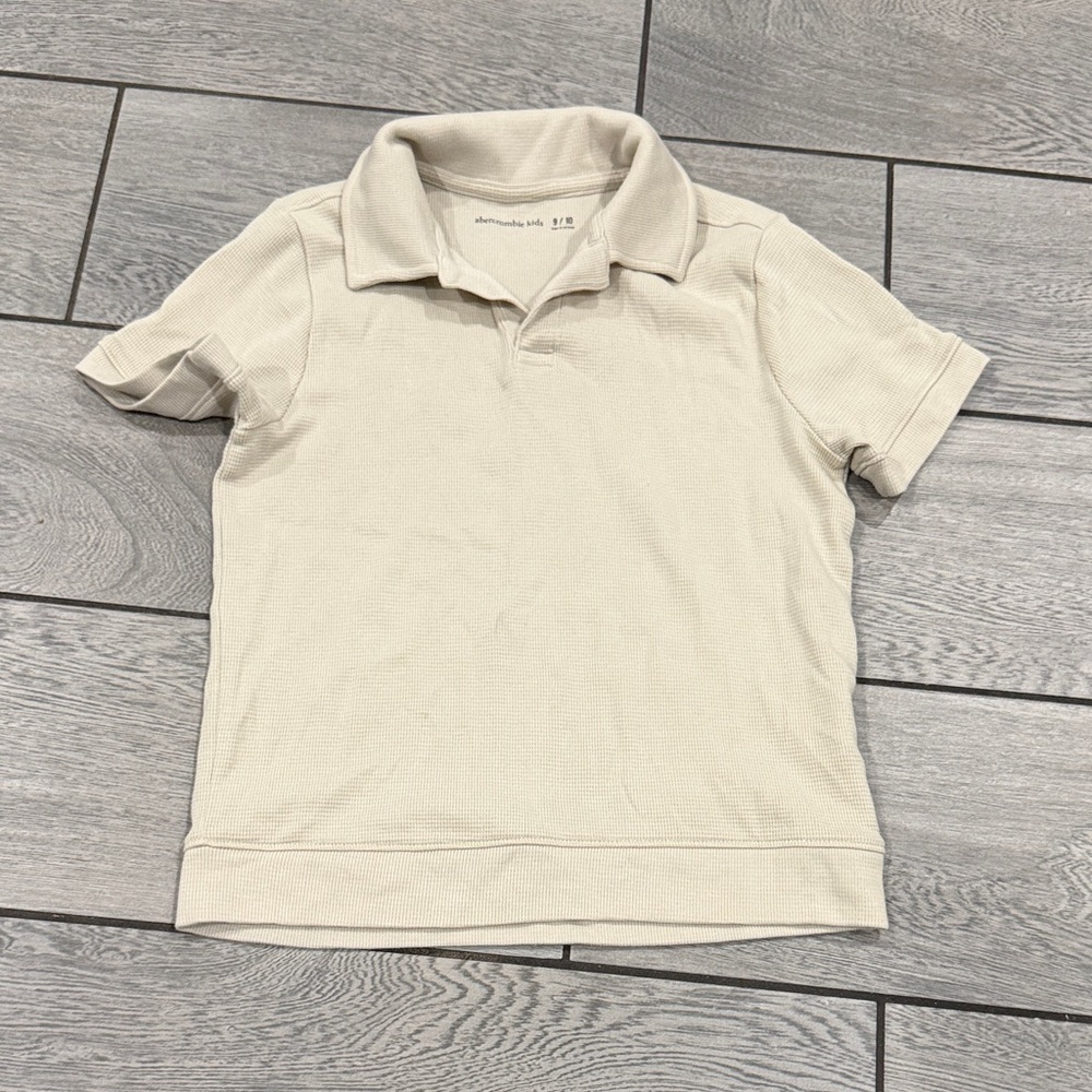 Abercrombie Kids Light Tan Polo Shirt